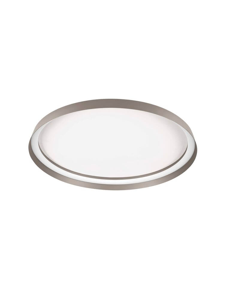 Alt Tag: Ormi Deckenleuchte Ø 60cm 2700 Up & Down 4000K - champagnerbraune, minimalistische LED Deckenleuchte, warm-/neutralweißes Up & Down Licht