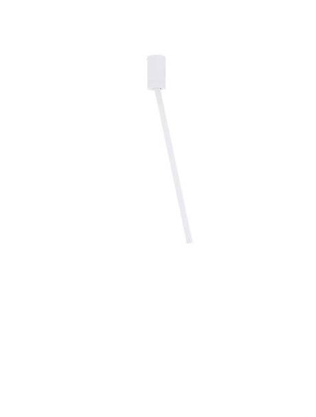 Ornos plafonnier Ø 5 cm H 49,5 cm 3000K au design blanc, idéal pour les espaces modernes.