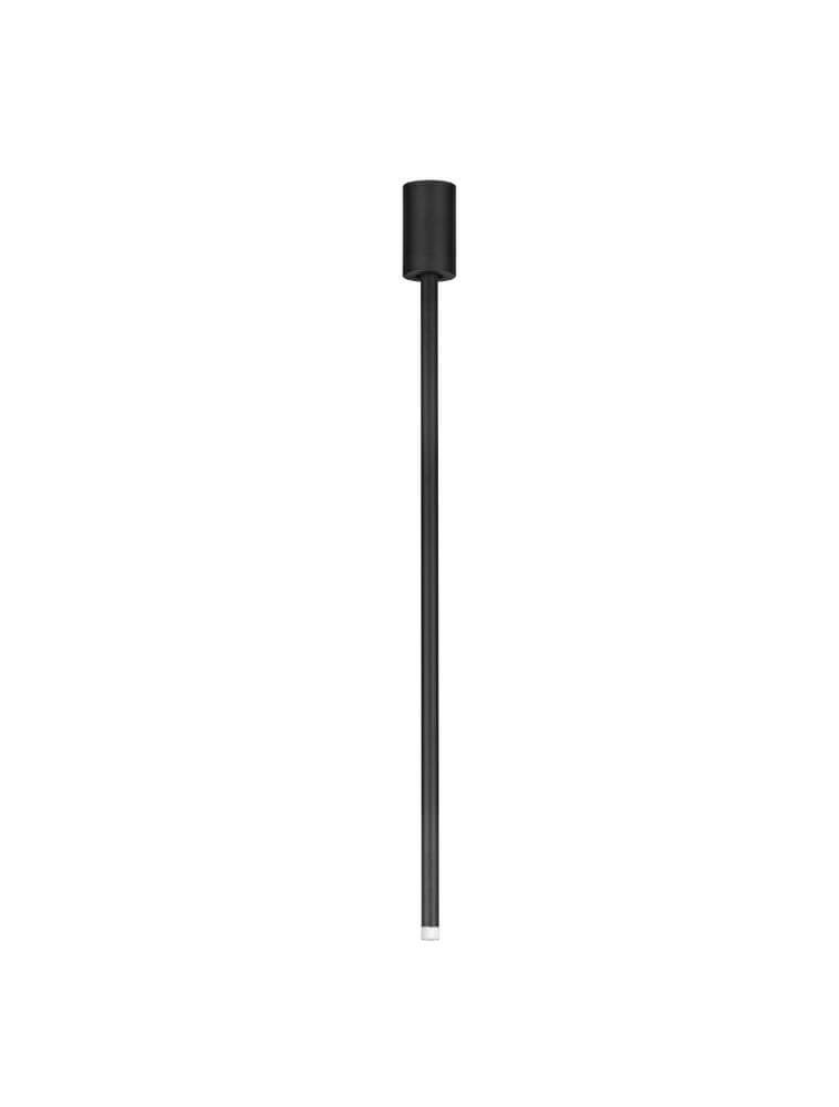 Ornos Deckenleuchte Ø 5cm H 70cm 3000K mit modernem, minimalistischen Design in Schwarz.