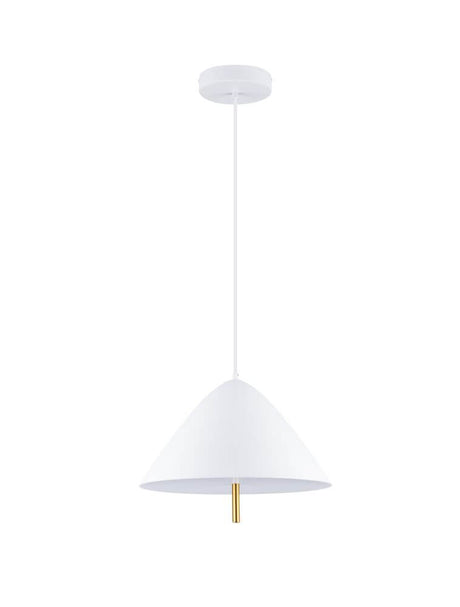 Oros LED pendant light Ø 40cm 3000K, elegant design with matte black aluminum and fine acrylic.