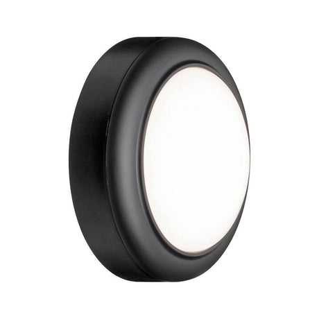 Outdoor Wandleuchte IP44 8W 3000K Grau - elegante und robuste Außenwandleuchte mit satinierter Kunststoffabdeckung.