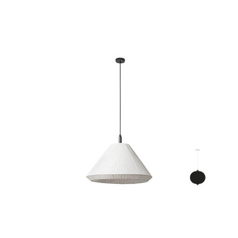 Hübscher Lampenschirm T70 in Weiß, ideal für HUE Anhänger- und Stehleuchten im Außenbereich.