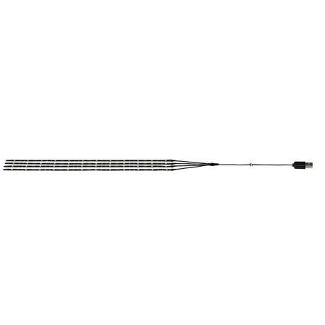 Pasek LED z tyłu dla Parasol IP44 3000K 4x0, 4M USB
