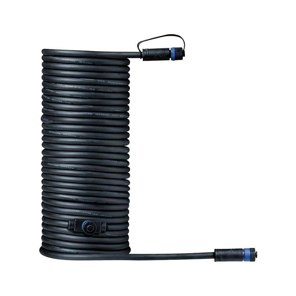 Plug & Shine Connector IP68 10m 1x Ein & 2x Aus Verbindungskabel für Außenbeleuchtung
