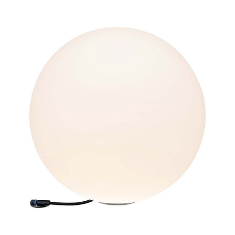 LED Plug & Shine Lichtobjekt Globe Ø 50cm IP67 24V 3000K 575lm - dekorative beleuchtete Kugel mit Erdspieß