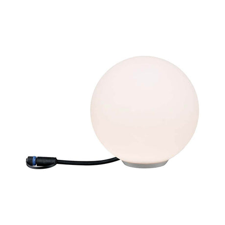 LED Plug & Shine Lichtobjekt Globe Ø 20cm IP67 24V 3000K 235lm - dekorative Beleuchtung für Outdoor-Bereiche.