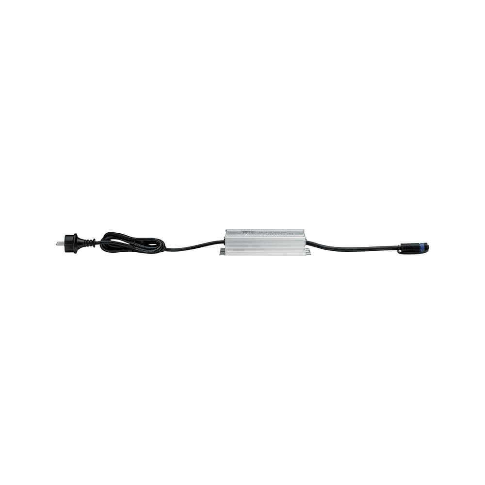 Plug & Shine LED-Trafo IP44 24V DC 75W mit Kabel und Stecker für Outdoor-Lichtinstallation.