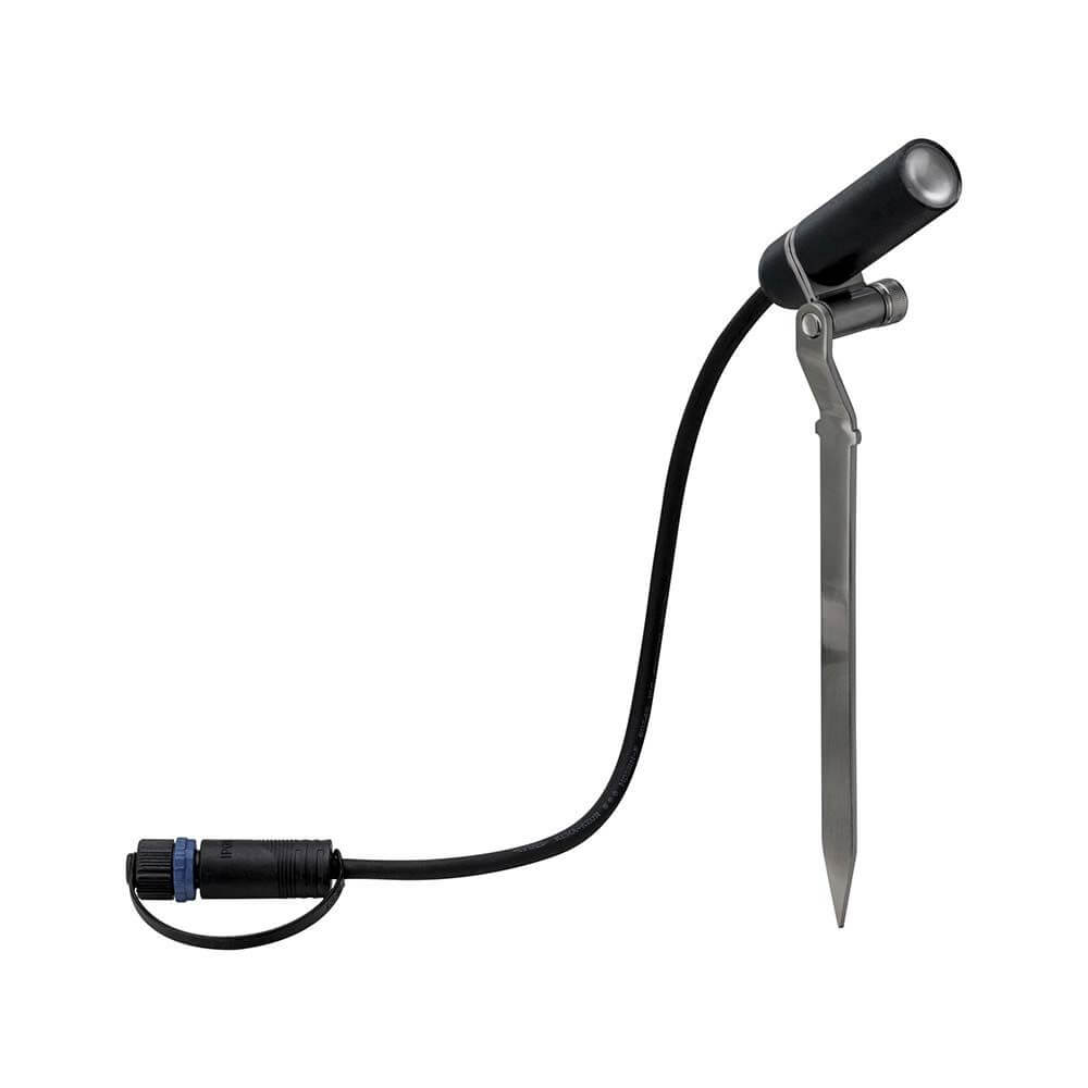 LED Plug & Shine Spot Plantini Erweiterungsset 24V 3000K 3x2, 5W mit stabiler Erdspieß-Halterung für Pflanzenbeleuchtung.