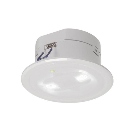 P-Light Emergency Light Recessed Weiß – Notbeleuchtung für Wand- und Deckenmontage mit LED.