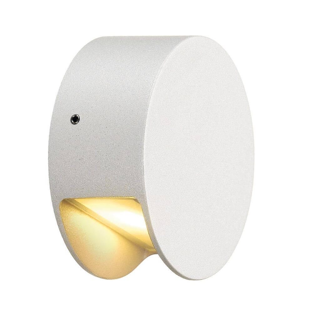 Pema LED Wandleuchte Weiß - elegante Wandanbauleuchte mit warmweißem Licht, robustes Aluminium, IP44 geeignet für Außenbereich