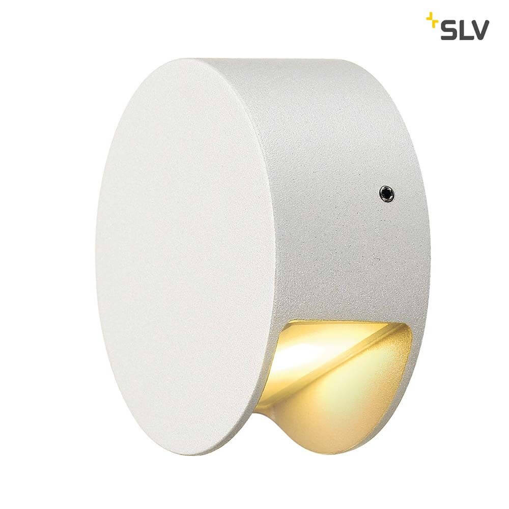 Pema LED Wandleuchte Weiß - stilvolle Wandanbauleuchte aus Aluminium mit warmweißem Licht für den Außenbereich.
