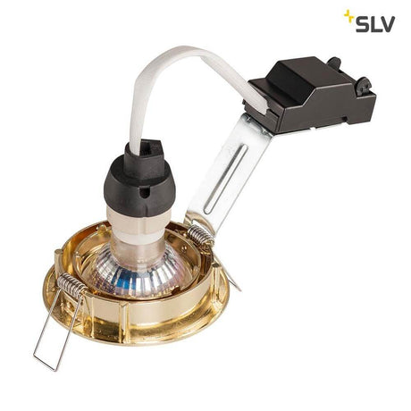 Lâmpada de teto Pika QPAR51 Brass giratórias