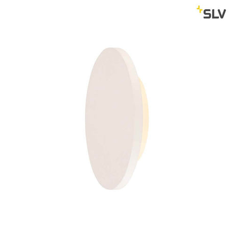 Plastra gypsum wall light LED 3000K round Ø33cm in white, round design with warm white light.