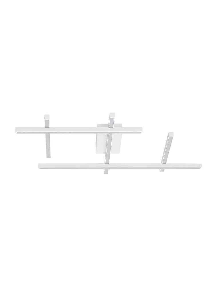 Pace LED Deckenleuchte 80cm 5-flammig 3000K Weiß in modernem Design, perfekt für Wohnzimmer und Schlafzimmer.