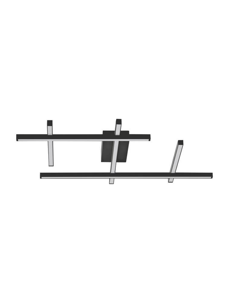 Pace LED Deckenleuchte 80cm 5-flammig 3000K Weiß mit modernem Design und eleganten Linien