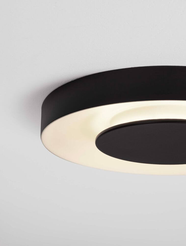 Pada Deckenleuchte Ø 40cm 2700 4000K in modernem Design mit dimmbarem Licht.