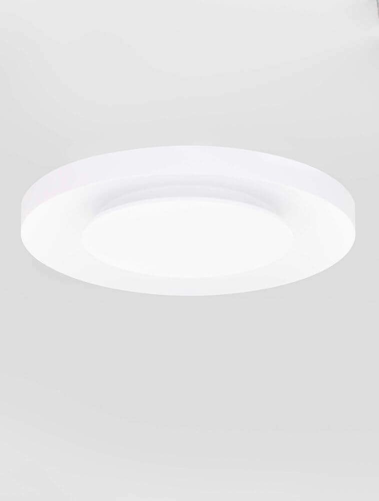 PADA Deckenleuchte Ø 60cm 2700 4000K mit dimmbarer TRIAC-Funktion und DIP-Switch für Lichtfarbe.