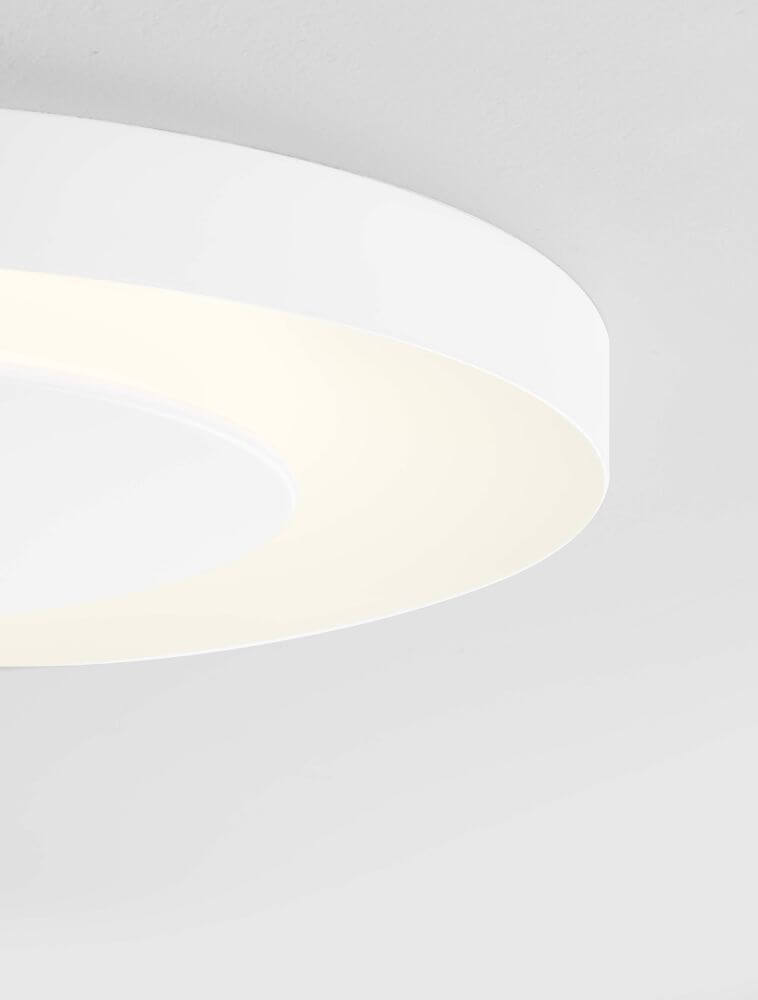 PADA Deckenleuchte Ø 60cm 2700 4000K mit dimmbarem Licht und DIP-Switch-Funktion.