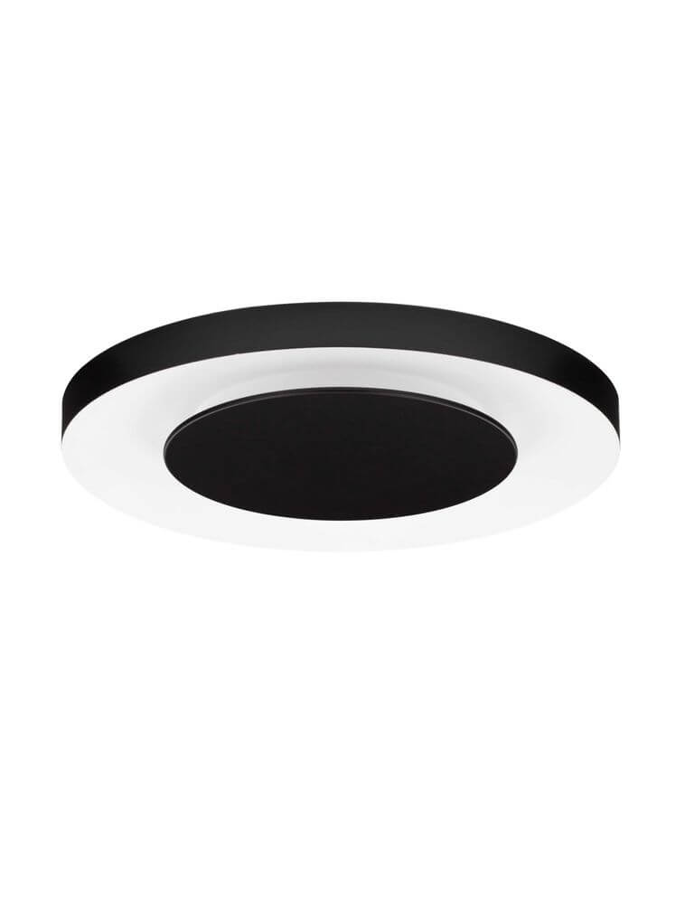 Pada Deckenleuchte Ø 60cm 2700 4000K in modernem Design mit schwarzem und weißem Finish
