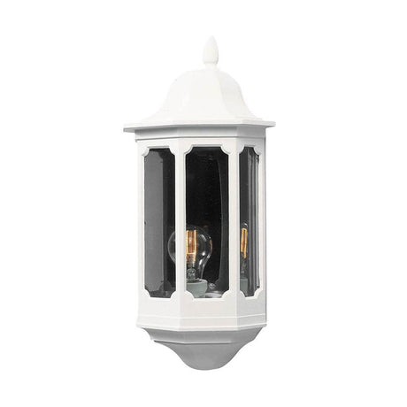 Lampada da parete Pallas bianca, vetro acrilico fumé con design elegante e luce suggestiva.