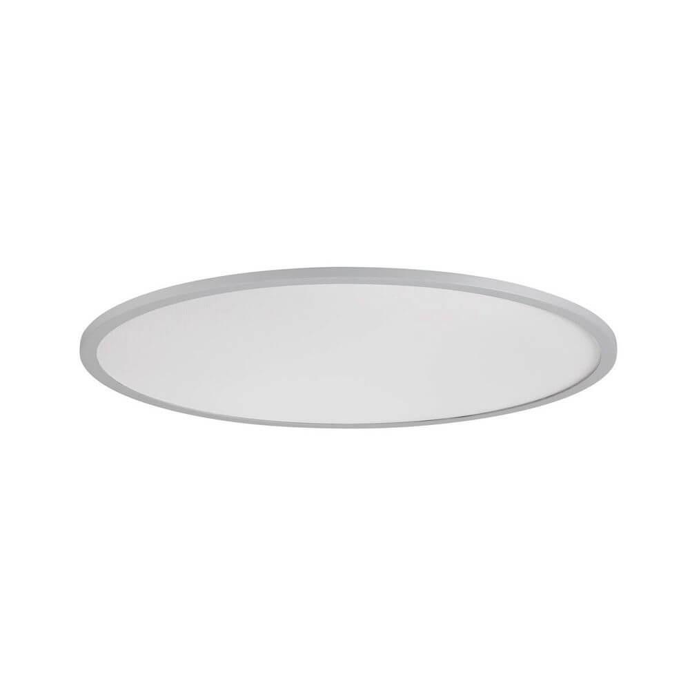 Panel 60 Rund LED Deckenaufbauleuchte Grau 3000/4000K - moderne und effiziente Lichtlösung für Büros.