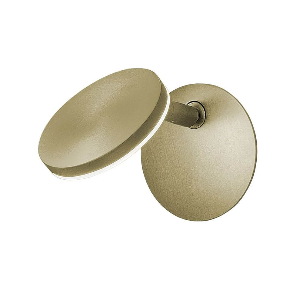 Panzeri Bella built-in LED wall lamp touch switch in elegant design with a swivel lamp arm and flat head.