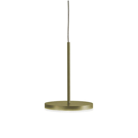 Panzeri Bella LED-Pendelleuchte direkt oder indirekt mit schlankem Design und runder Basis in eleganter Optik.