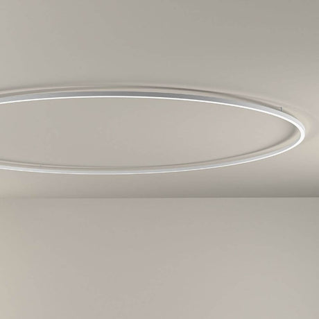 Panzeri Brooklyn LED-ring ceiling light in a round shape, elegant design with modern LED lighting.