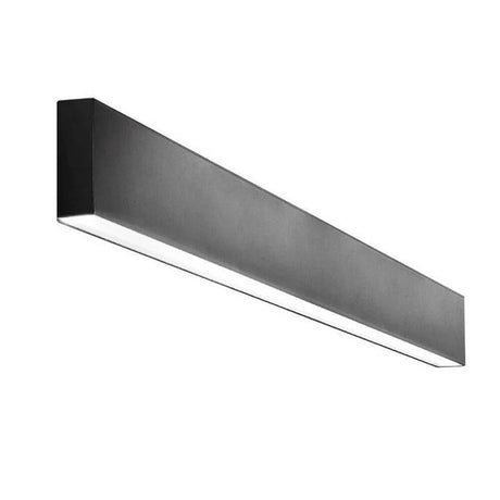 Panzeri Giano LED-wandlamp indirect/direct in zwart met modern design en directe en indirecte verlichting.