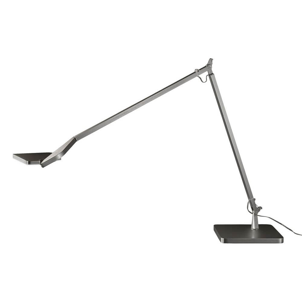 Panzeri Jackie verstellbare LED-Tischlampe mit Touchdimmer, moderne Schreibtischleuchte in elegantem Design.