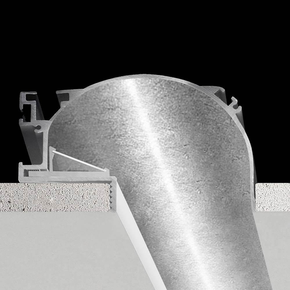 Panzeri Manhattan Ecken für Einbauprofil, 90° Winkel für vertikale oder horizontale Anwendungen.