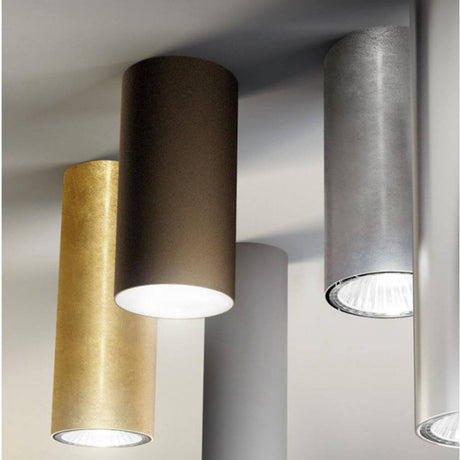 Panzeri One LED ceiling light 2700K black in various colors and designs, modern light for your home.