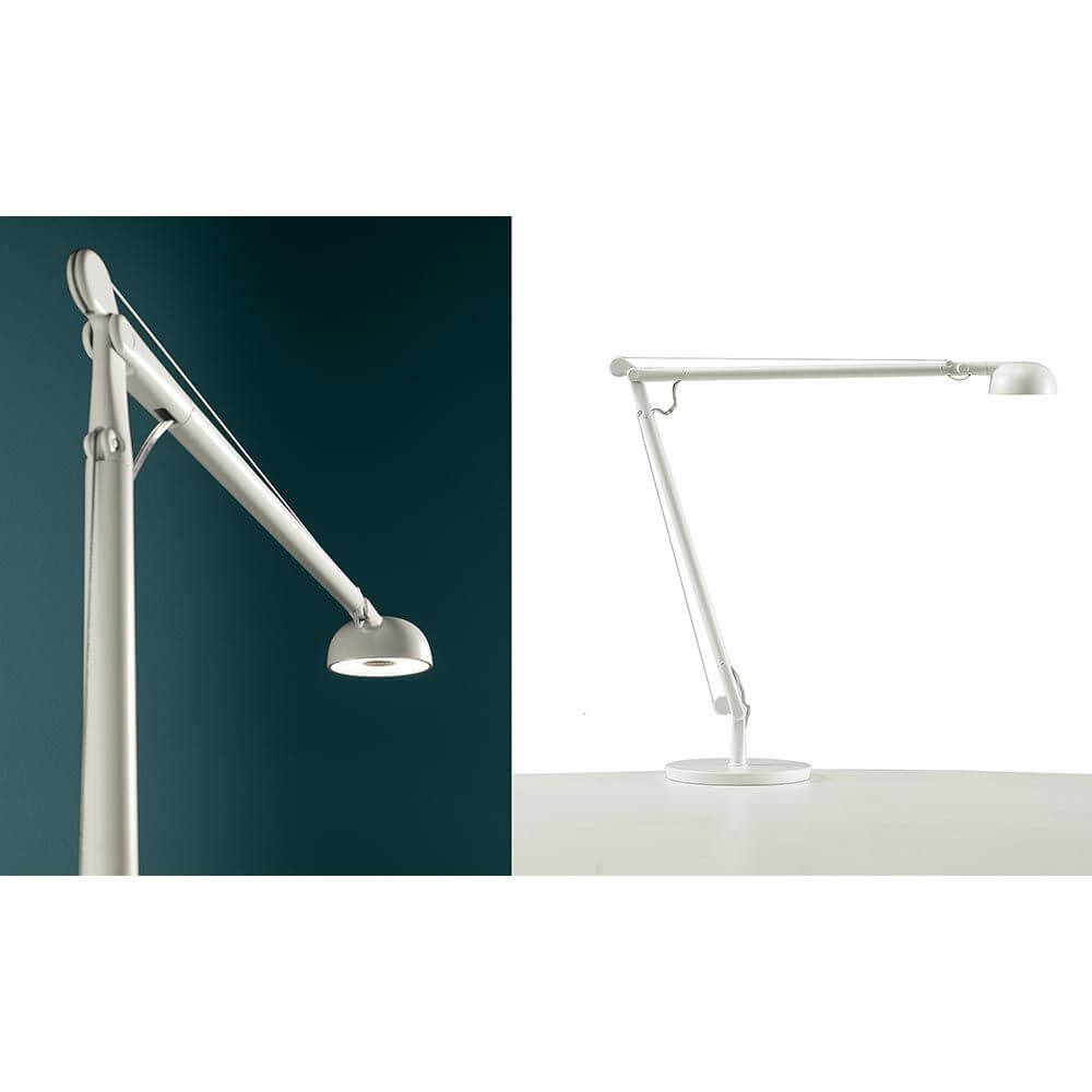 Panzeri Opuntia LED-Schreibtischlampe CCT-Dimmbar in elegantem Design, ideal für Büro und Wohnbereiche.