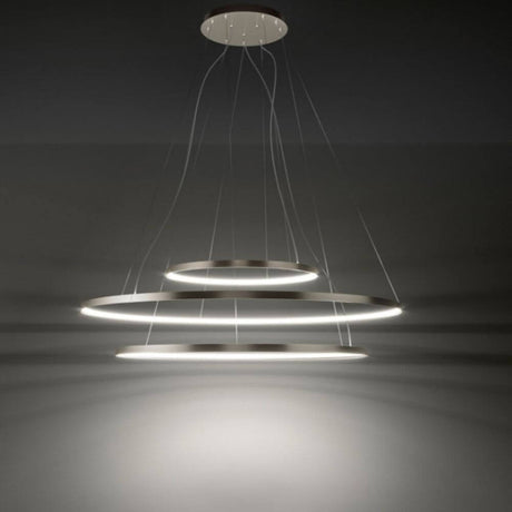 Panzeri Zero baldakin til Rund / Ellipse / Firkantet med tre flydende ringe i moderne design.