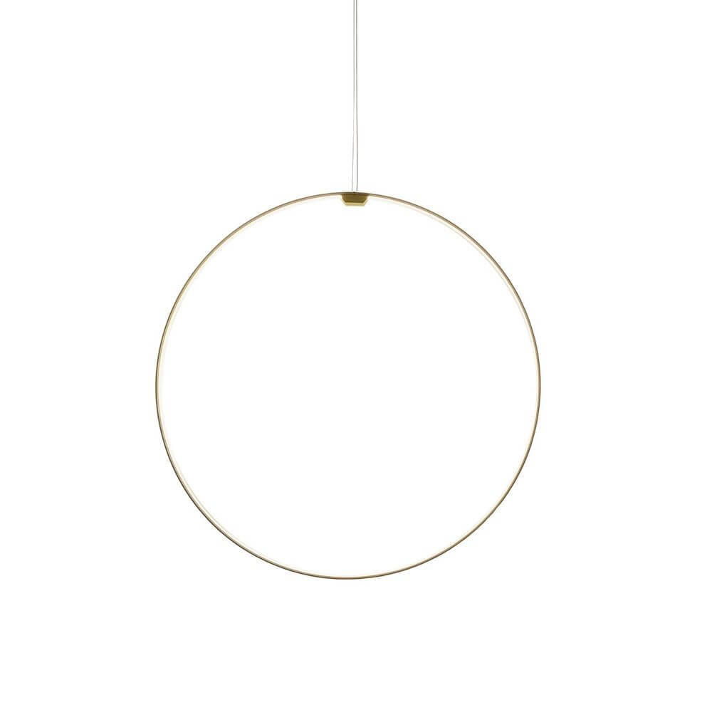 Panzeri Zero Round Vertical LED-Ringleuchte Pendel, elegante Hängeleuchte mit minimalistischem Design.