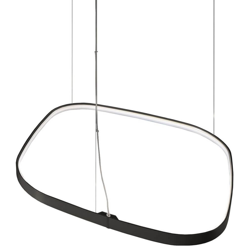 Lampa wisząca Panzeri Zero Square LED w eleganckim designie do pośredniego światła.