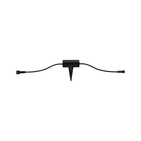 Park + Light Controller Smart Home Zigbee Schwarz, schwarzer 12V 24W Außeneinzelcontroller mit Erdspieß