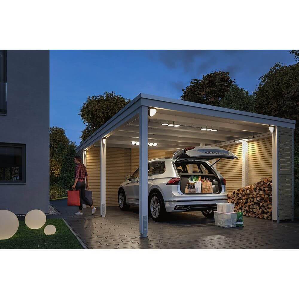 Park + Light Kabel 1m IP67 Schwarz in benutzerfreundlicher Außenbeleuchtung für Garagen