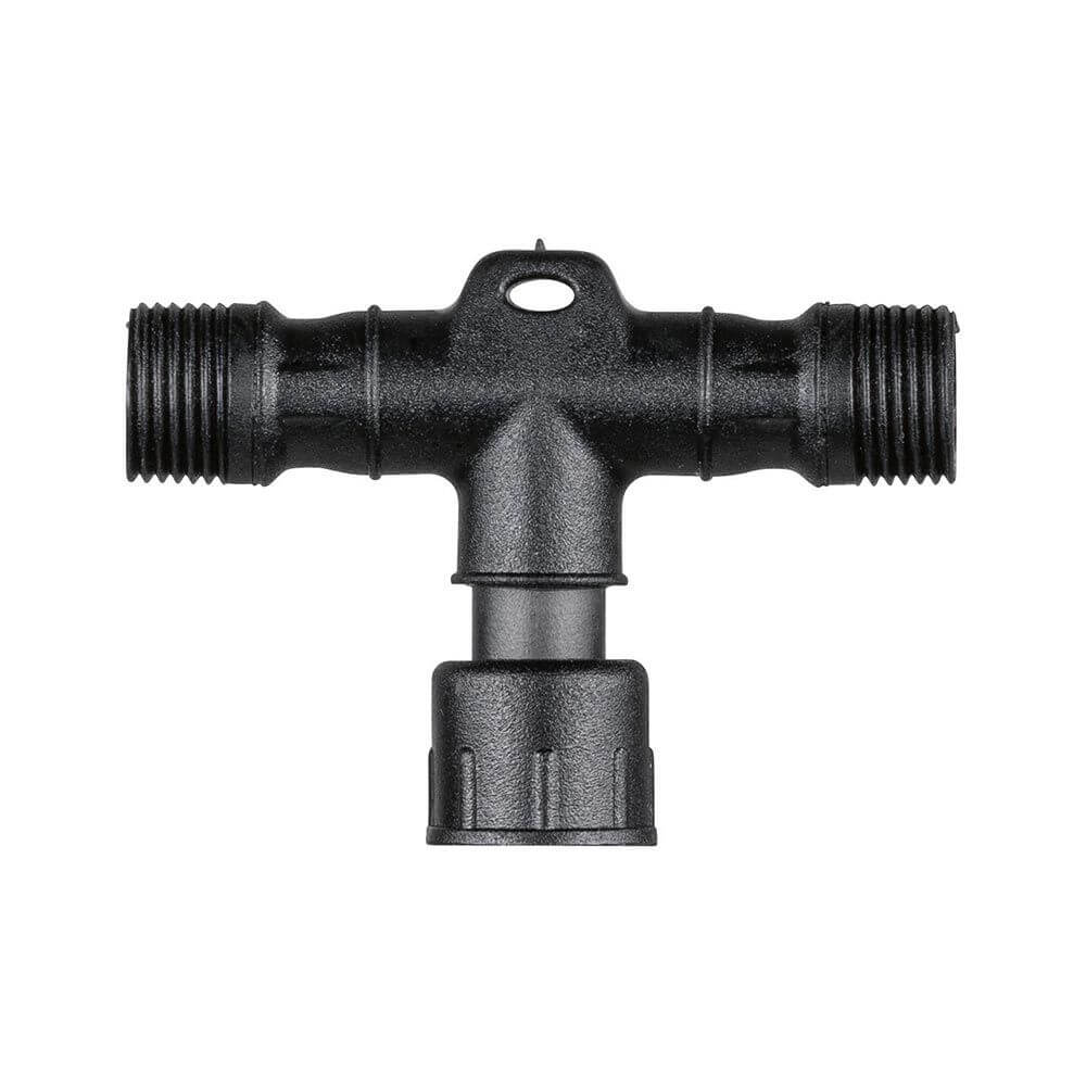 Park + Light Verbinder T-Stück Schwarz IP67 für den Anschluss von Leuchten und Kabeln.
