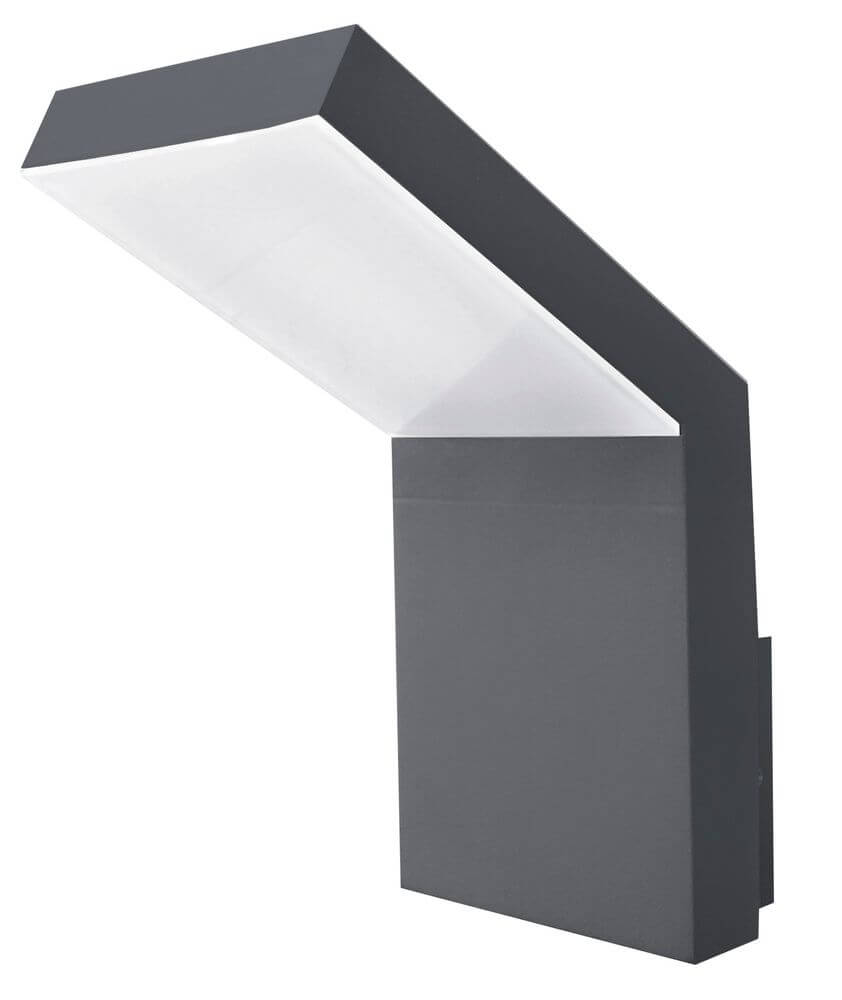 Park LED Außenwandleuchte 3000K Dunkelgrau IP54 mit modernem Design und angenehmer Lichtstreuung.