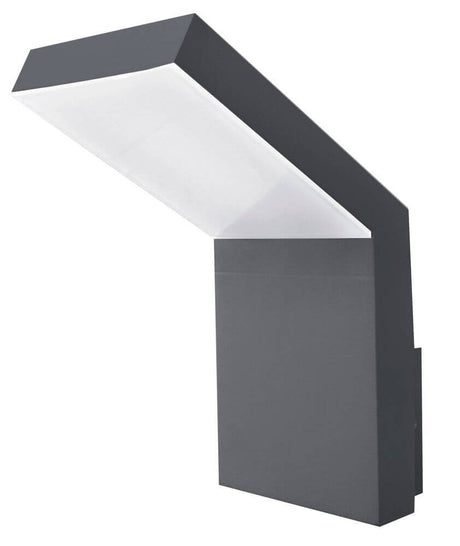 Park LED outdoor wall light 3000K dark grey IP54 with modern design and pleasant light distribution.
