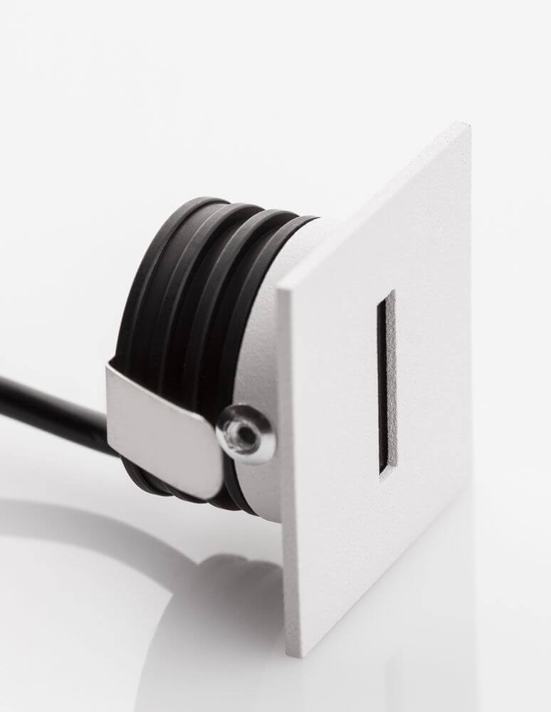Passagio LED Außenwandeinbauleuchte Quadratisch Slot 3000K IP54 in moderner Designansicht