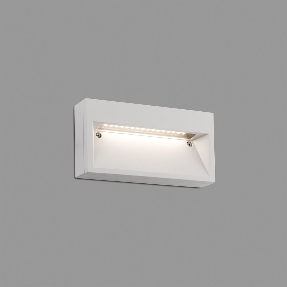 Path LED Außen-Wandlampe IP44 Weiß - elegante Wandleuchte für Außenbereiche mit modernem Design.