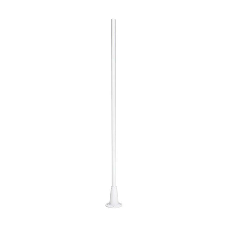 Pegasus post for lights White – elegant, slim lamp post in white for stylish lighting.