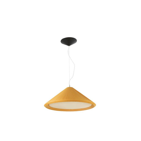 Pendellampe HUE-IN Ø 70cm Gelb - stilvolle Gelb hängende Deckenleuchte mit modernem Design.