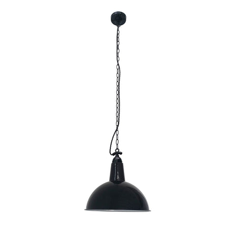 Pendellampe LOU Schwarz hängt von der Decke, elegantes und modernes Design mit schwarzem Finish.