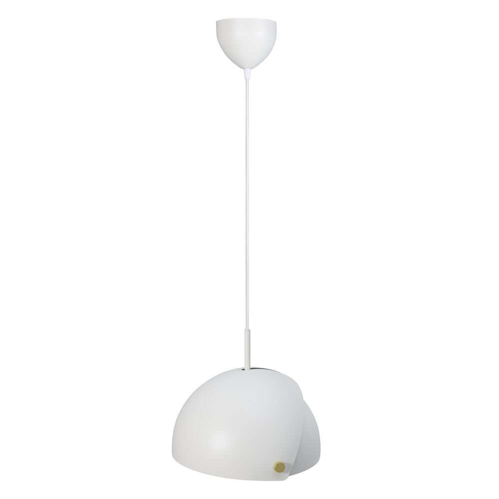 Pendelleuchte Align: elegante moderne Leuchte von Maria Berntsen in Weiß mit anpassbarem Design.