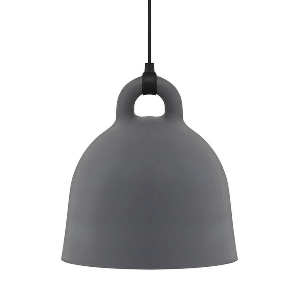 Pendelleuchte Bell L Ø 55cm Grau in grauem Design, ideal für Zuhause und Büros.