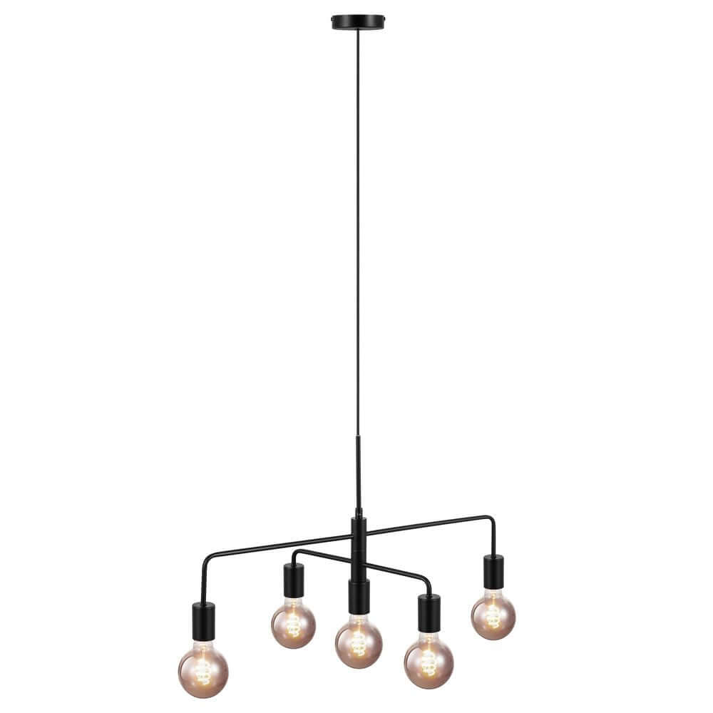 Pendelleuchte Gloom 5-Spot in modernem Design mit fünf drehbaren Leuchtmitteln und elegantem Look.