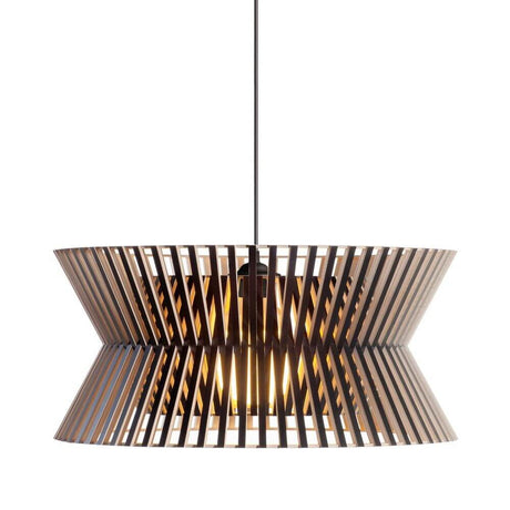 Kontro 6000 pendant light made of wood Ø 45 cm with a conical shape and optimal light distribution